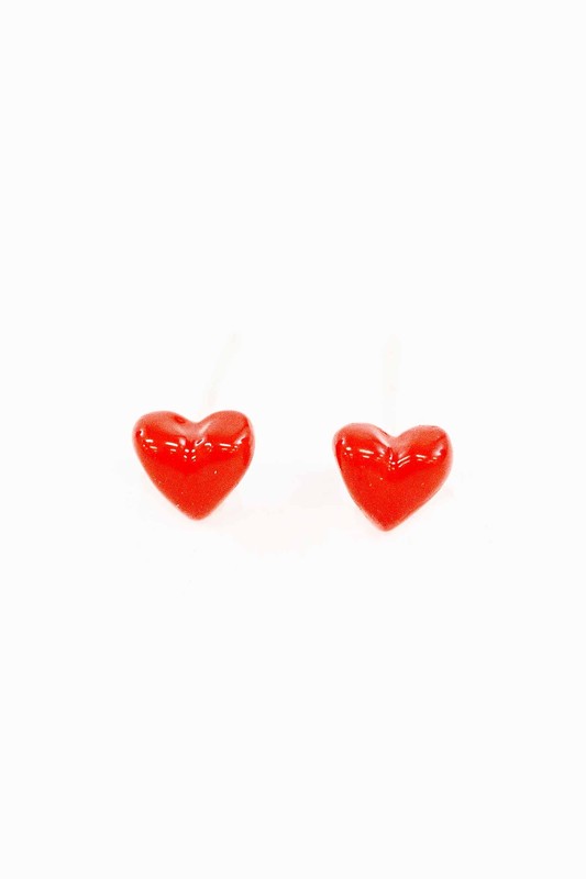 Mini Heart Stud Earrings