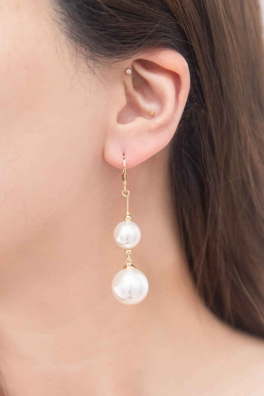 Sonata Pearl Hook Earrings
