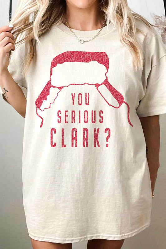 YOU SERIOUS CLARK OVERSIZED TEE