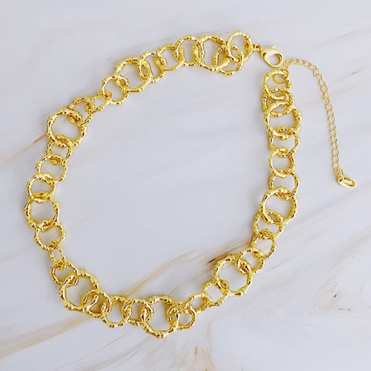 Artfully Linked Chain Necklace