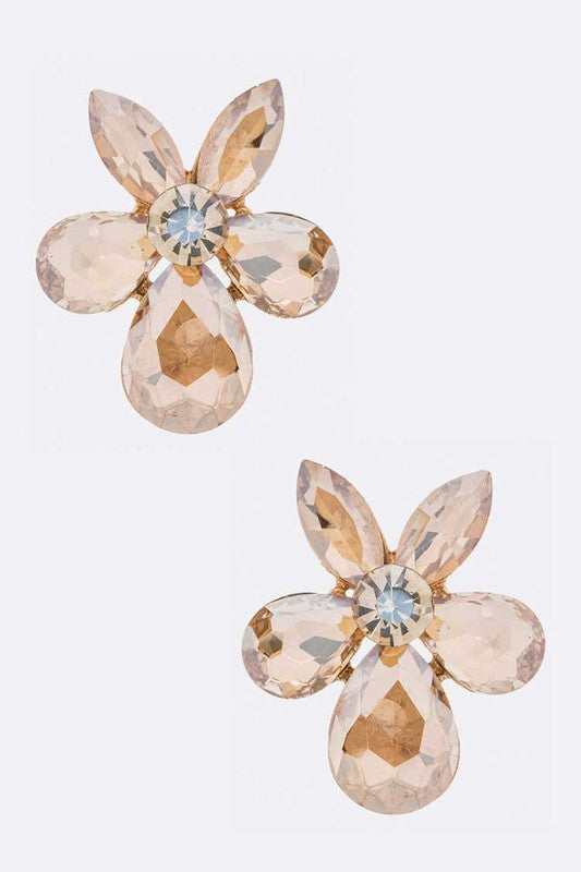 Crystal Flower Iconic Earrings