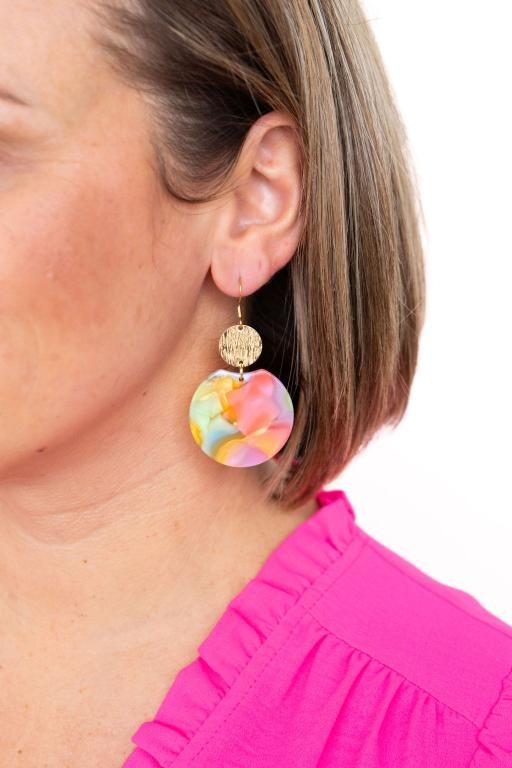 Zoey Earrings - Rainbow Delight