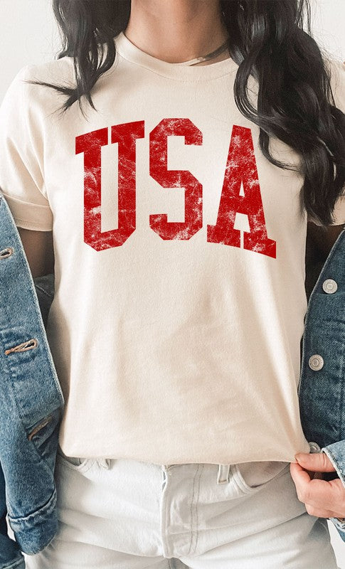 Vintage Varsity USA Graphic Tee PLUS