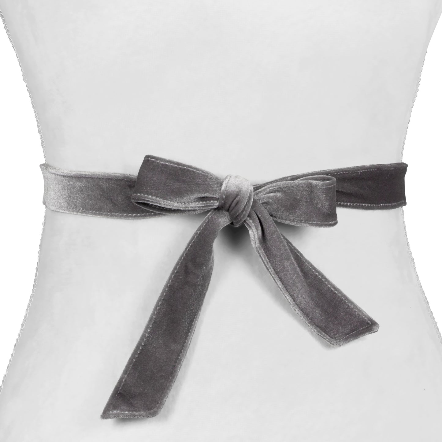 Velvet Skinny Wrap Belt
