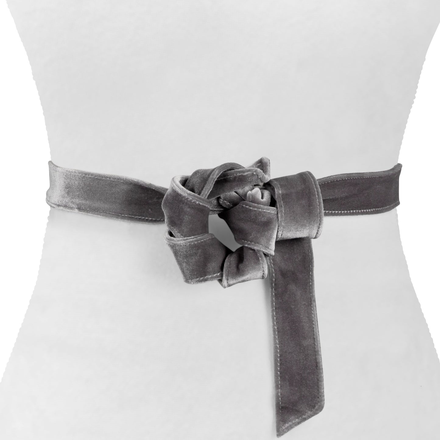 Velvet Skinny Wrap Belt